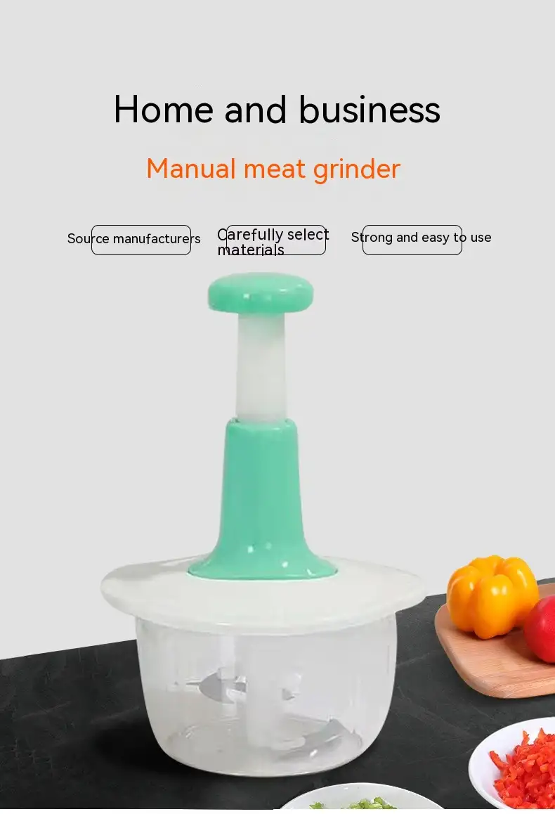 Household Manual Modern Simplicity Meat Grinder