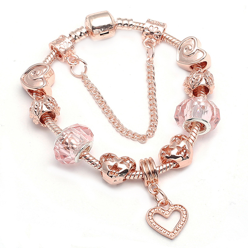 Rose Gold heart-17cm