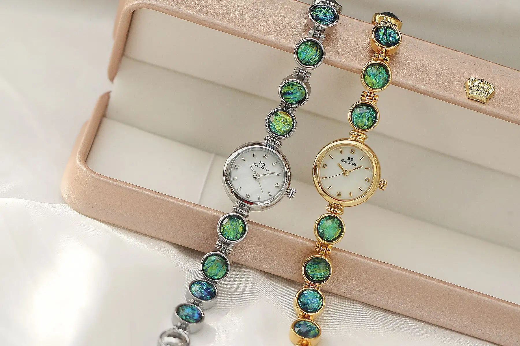 Glow Rough Stone INS Malachite Colorful Women's Watch