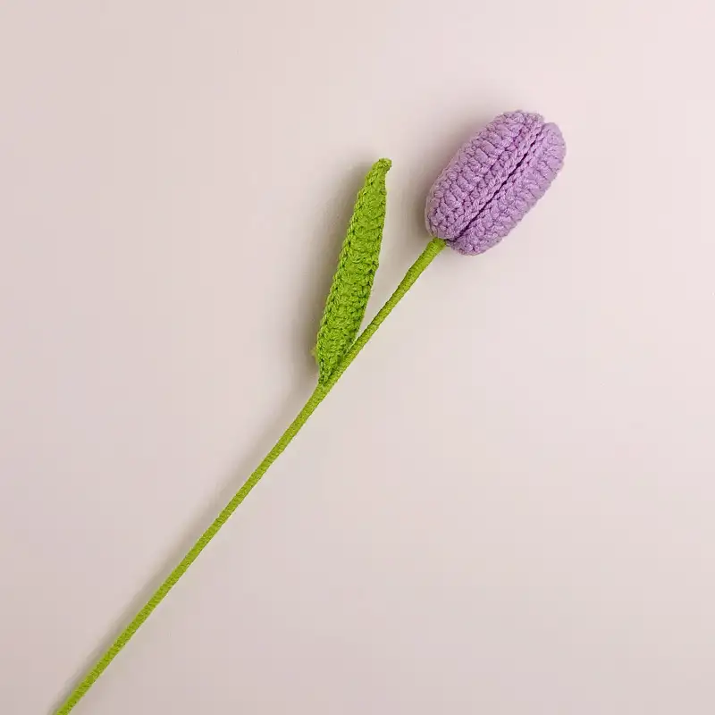 Hand Crochet Tulip Immortal Flower