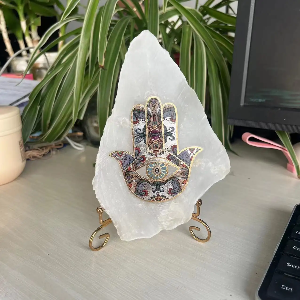 Plaster Faima Hand Decoration Polishing Crafts Office Ornaments