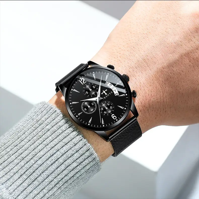 Men's Multi-functional Luminous Waterproof Quartz Watch