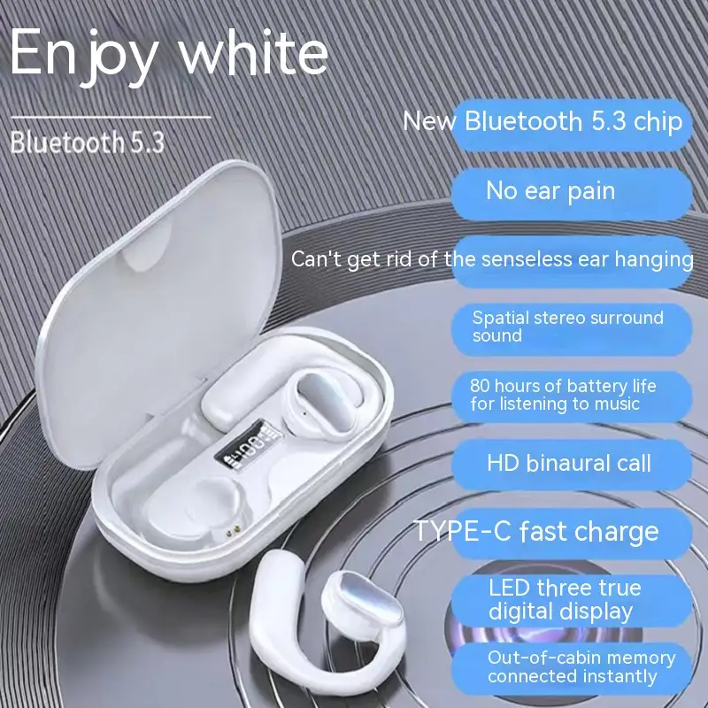 Wireless Bluetooth External Non-in-ear Ultra-long Life Battery Headset