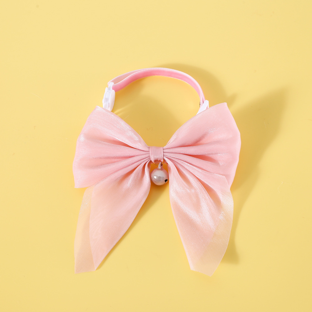 Pink Princess Bow Collar