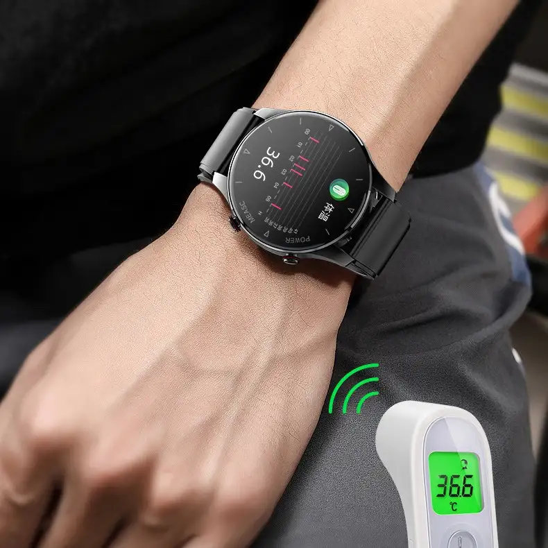 Taking Temperature Sleep Heart Rate Blood Oxygen Sports Watch