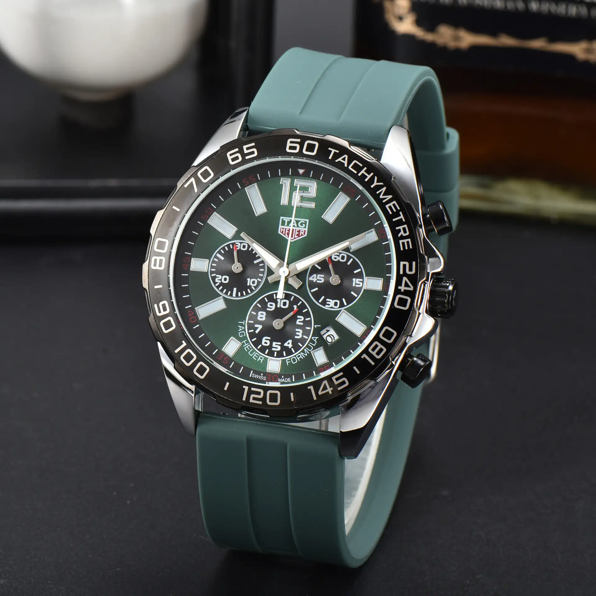 Timing Waterproof Sports Men's Watches Silicone Wrist Watch