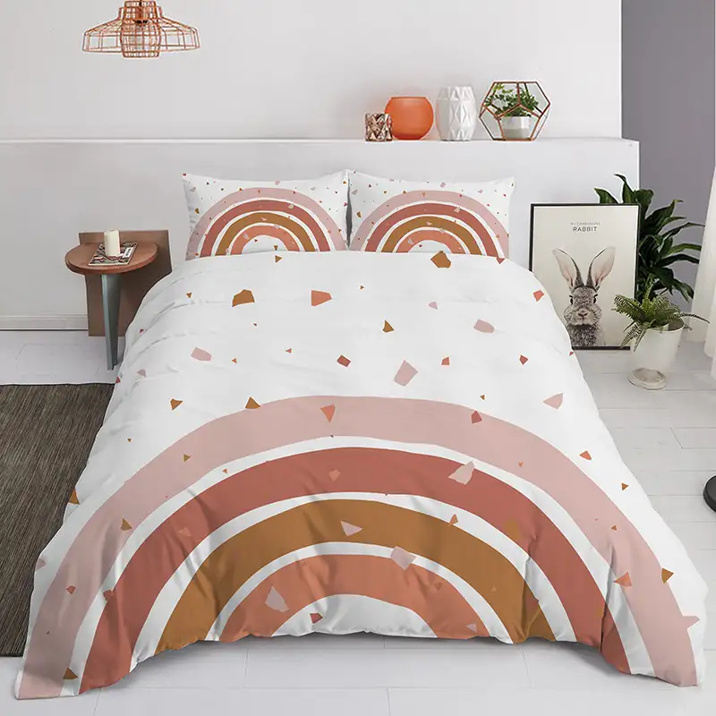 Fashion Pastel Bedding Three-piece Set