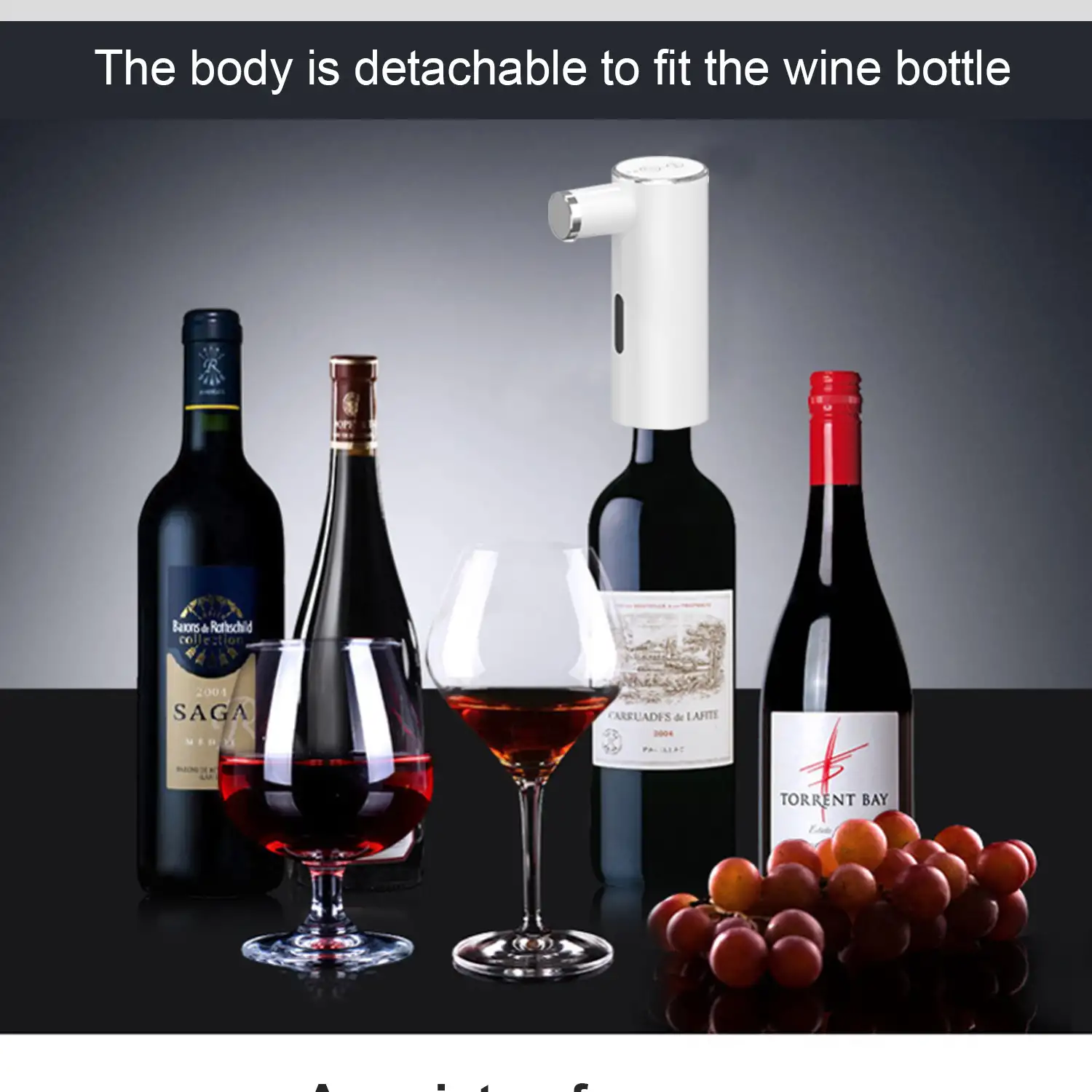 Electric Wine Decanter Fast Intelligent Induction Spirit Clear Wine Liquor Divider Electric