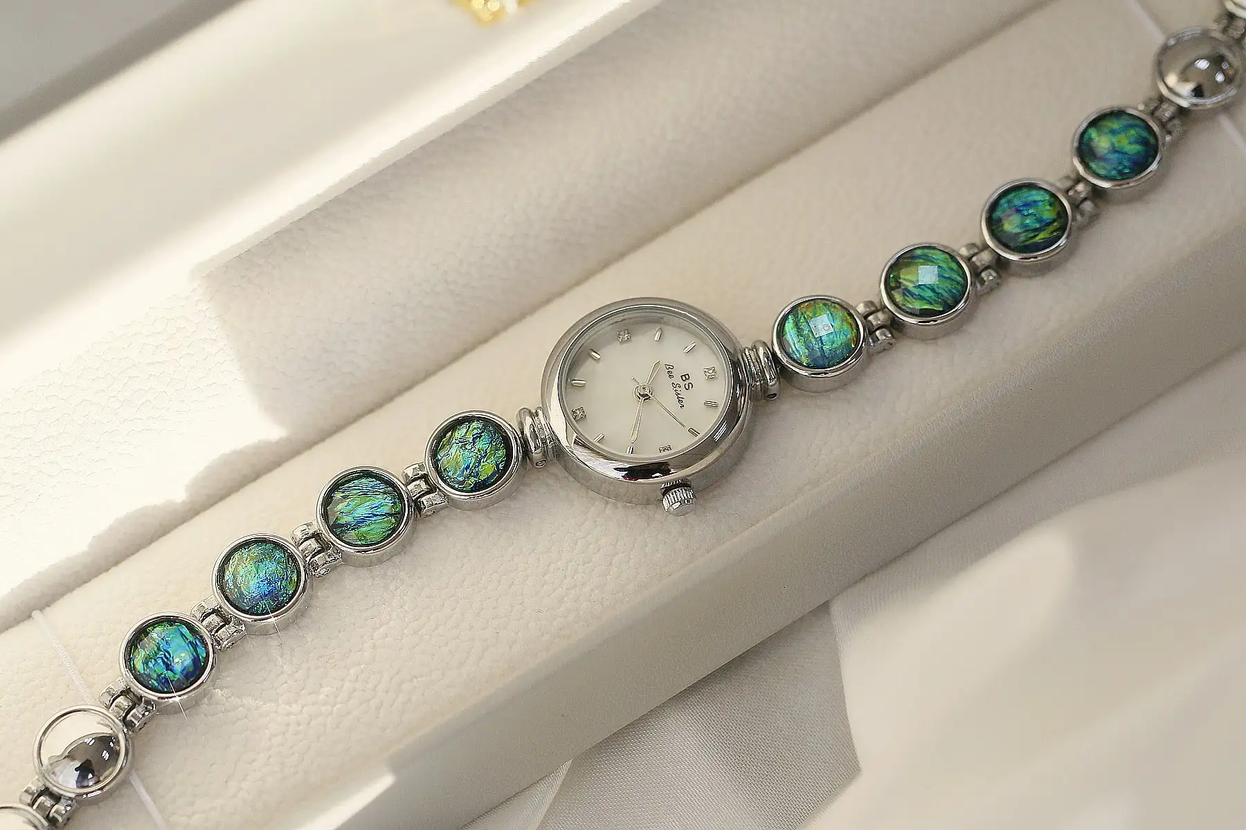 Glow Rough Stone INS Malachite Colorful Women's Watch