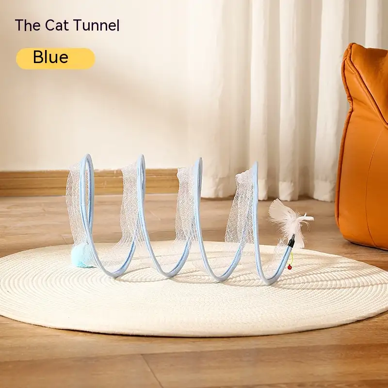 Foldable Cat Tunnel Telescopic Maze Toy